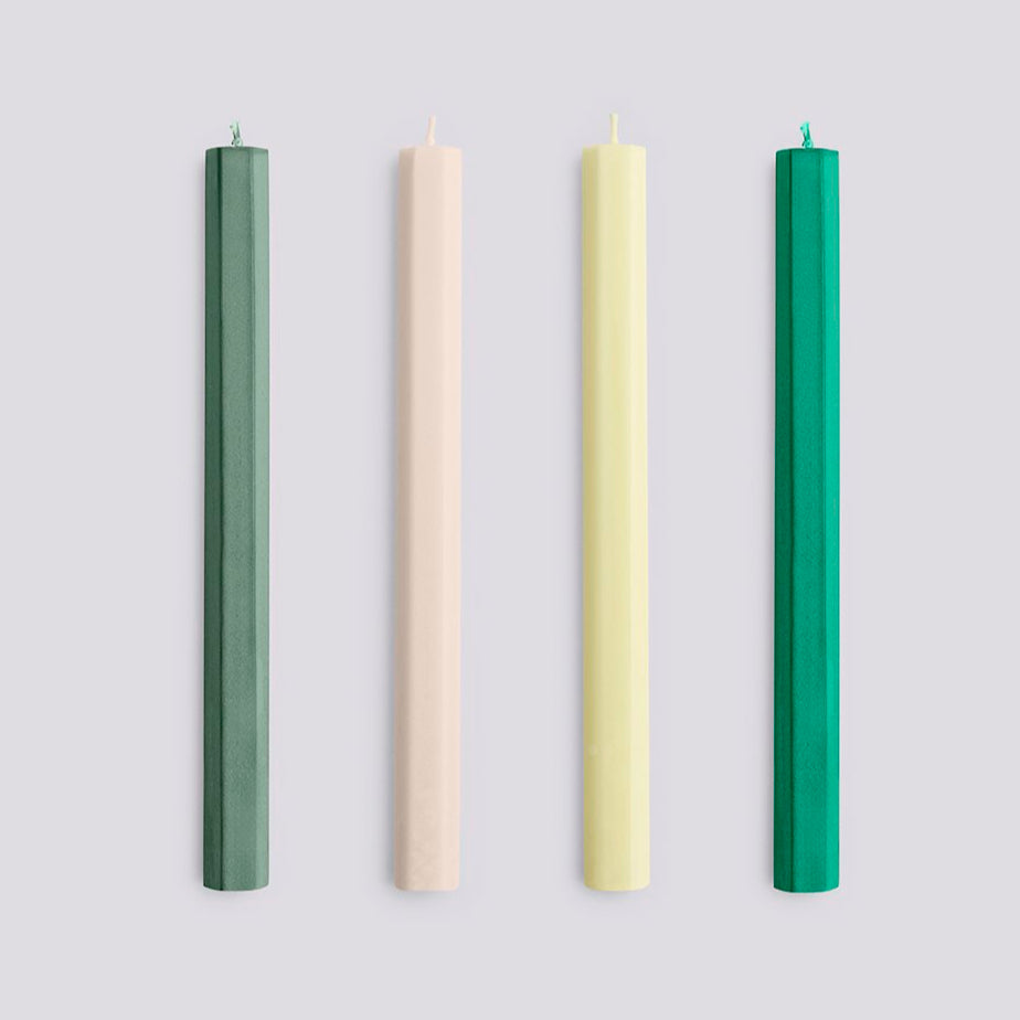 Velas Hexagon Set de 4