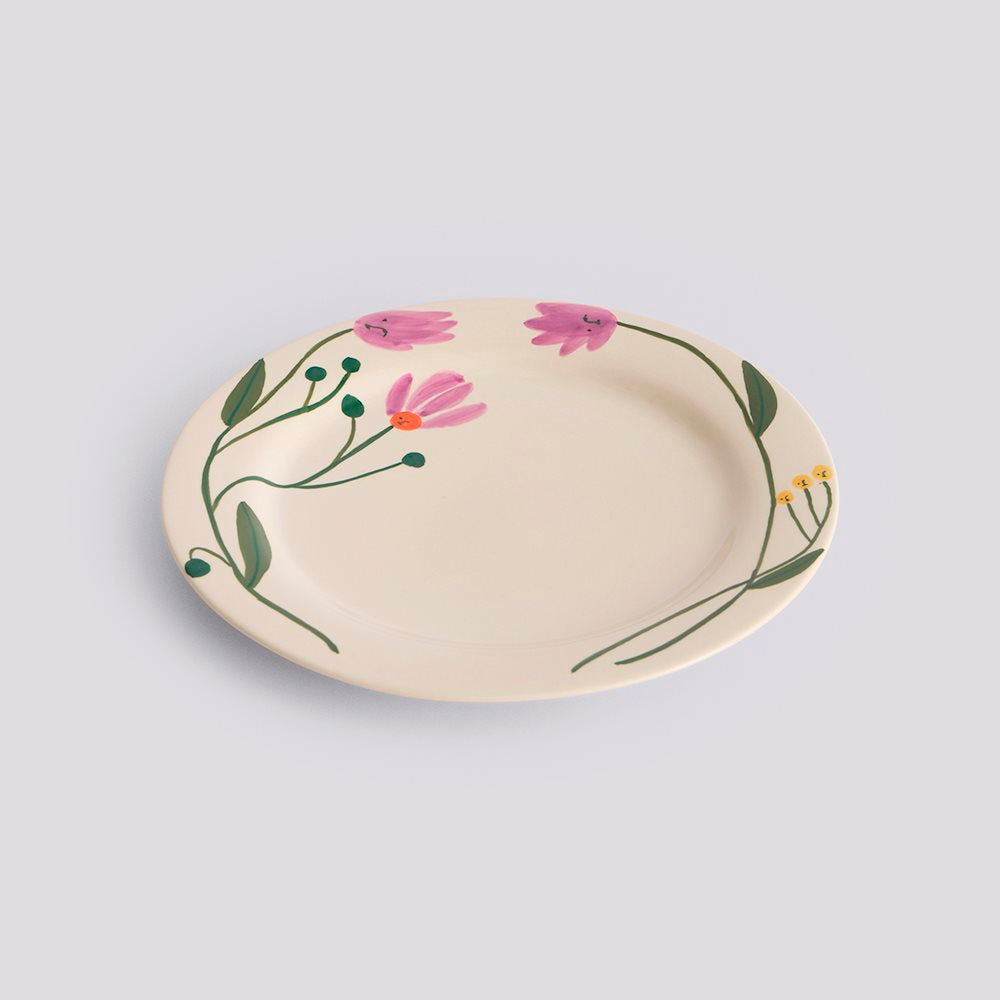 Plato Ø24 Wild flower crocus La Pittura - HAY