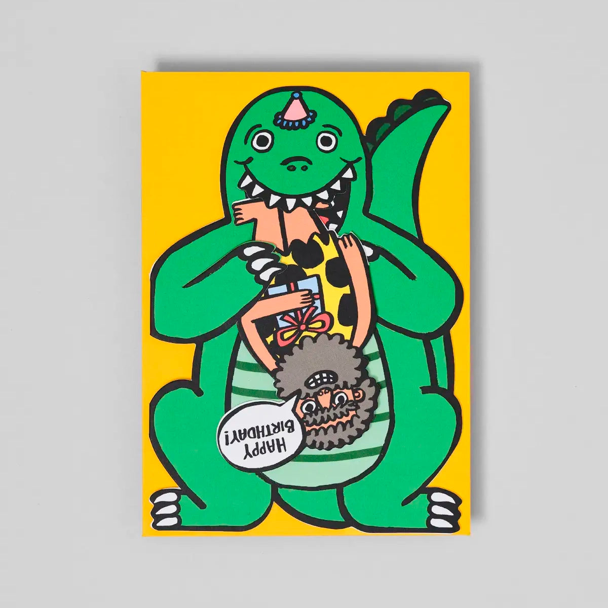 Tarjeta Dinosaur with mini card