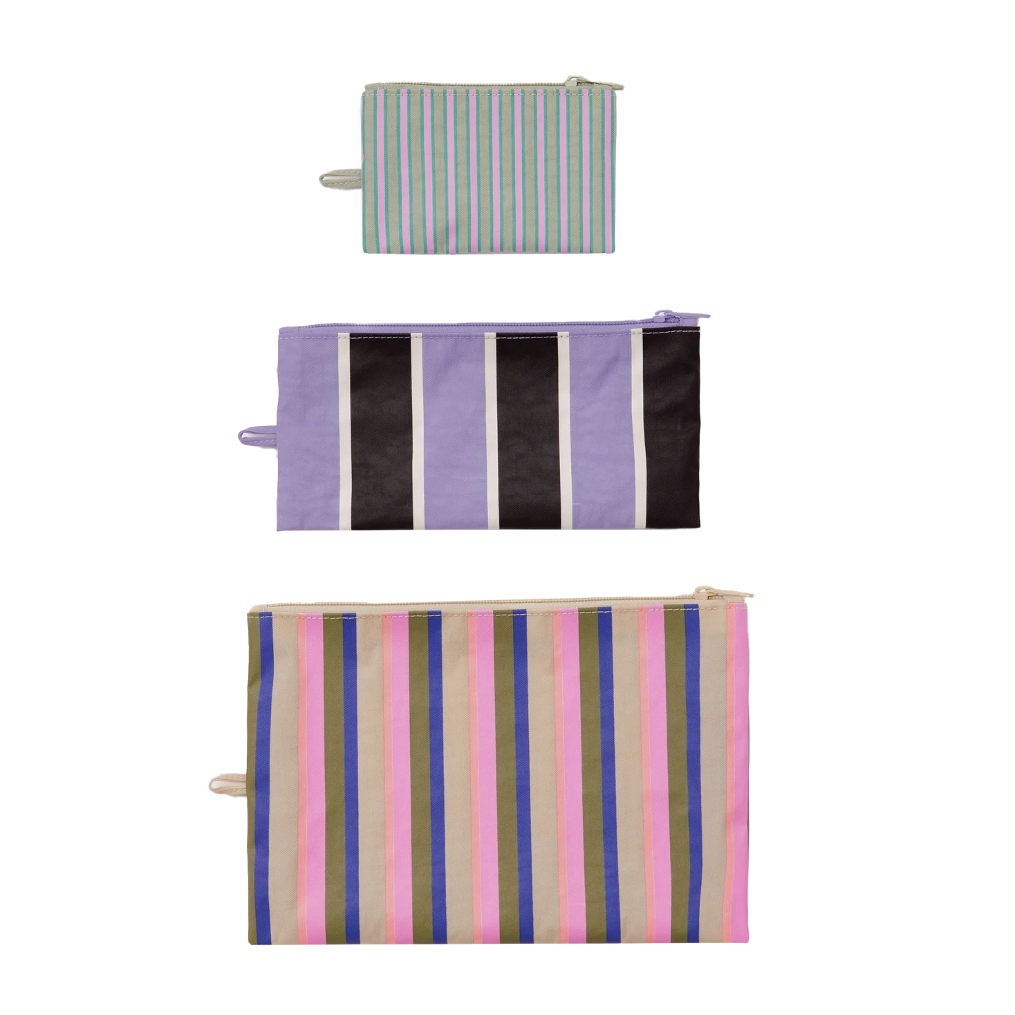 Set Estuches Flat Pouch BAGGU