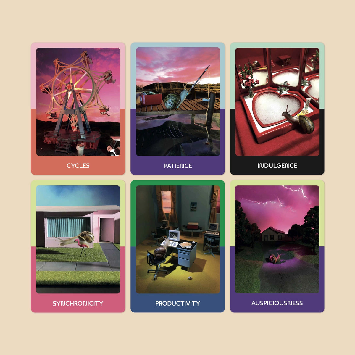 The Snail Oracle: 33 Card Deck & Guidebook - Broccoli