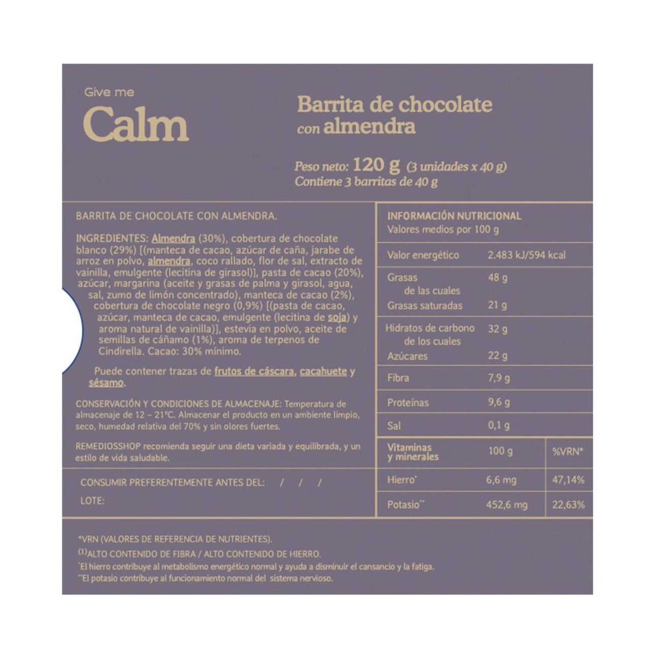 Chocolate Remedios - Calm