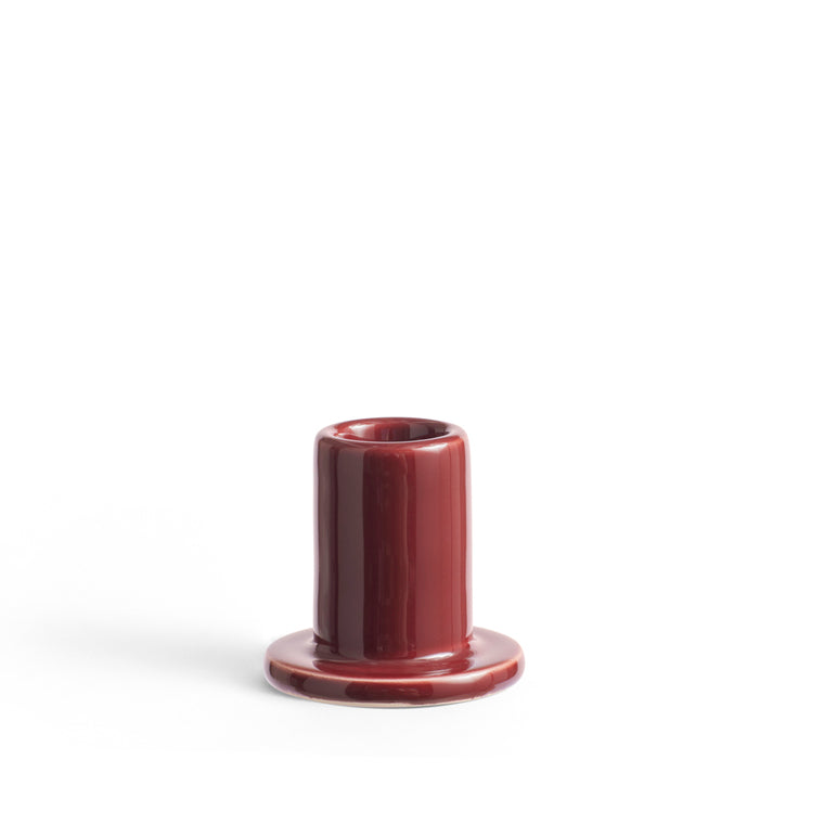 Tube S Candle Holder - Brown