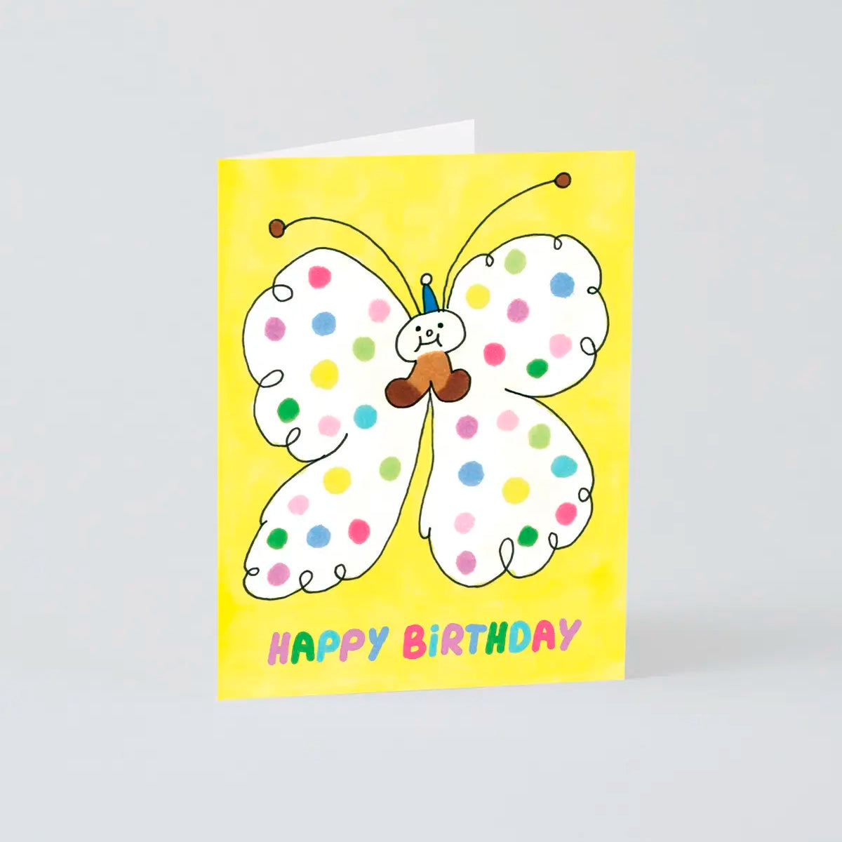 Tarjeta Happy Birthday Spotty Butterfly