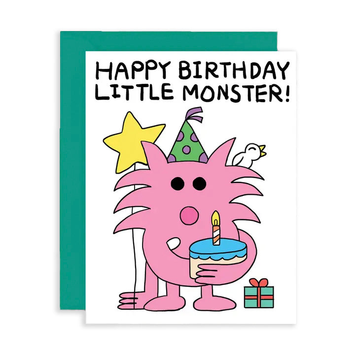 Tarjeta Happy Birthday Little Monster