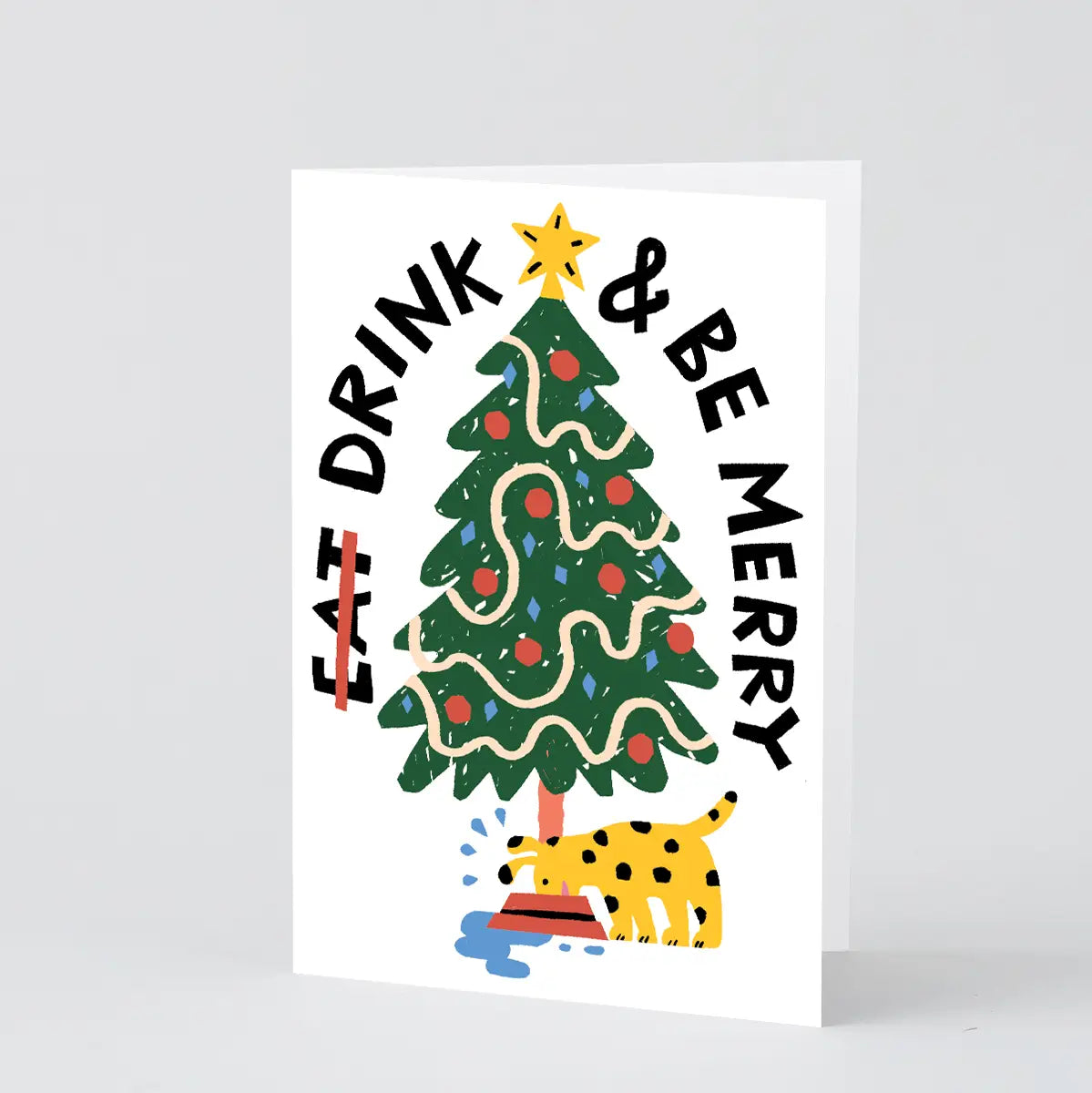 Tarjeta Drink & be merry
