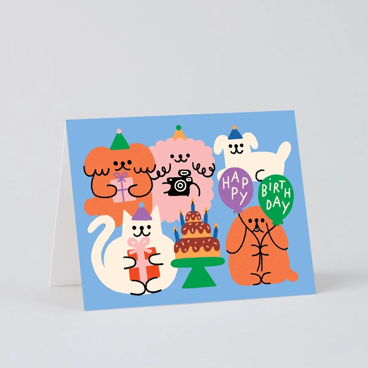 Tarjeta Happy Birthday Animal Party