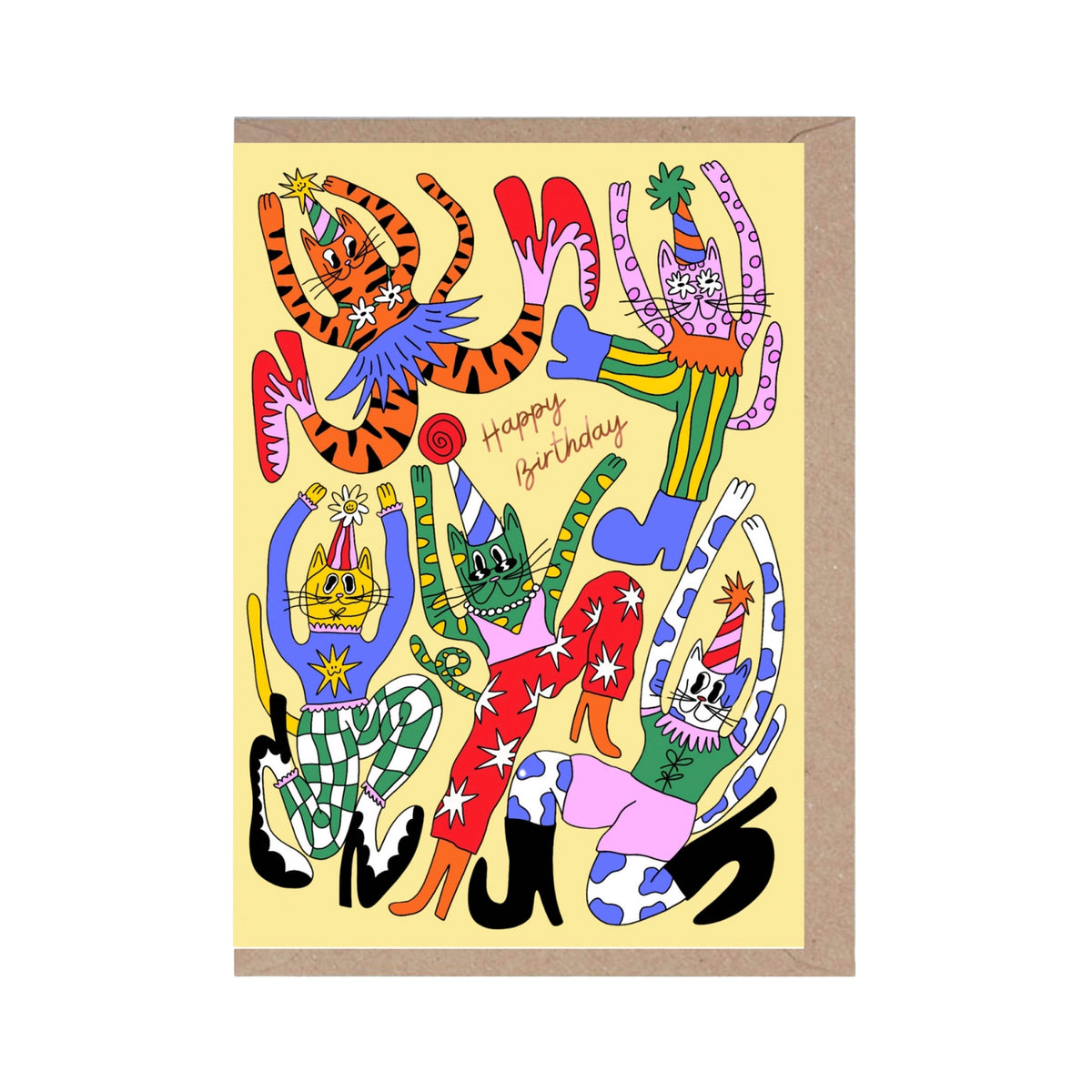 Tarjeta Party Cats