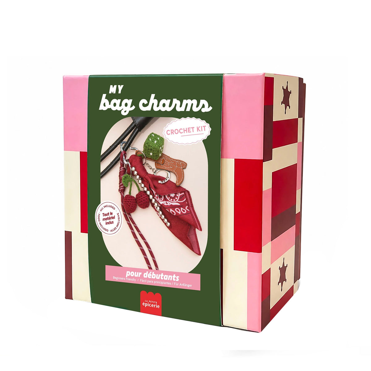 Kit crochet para principiantes - Charms Cherry Cowboy