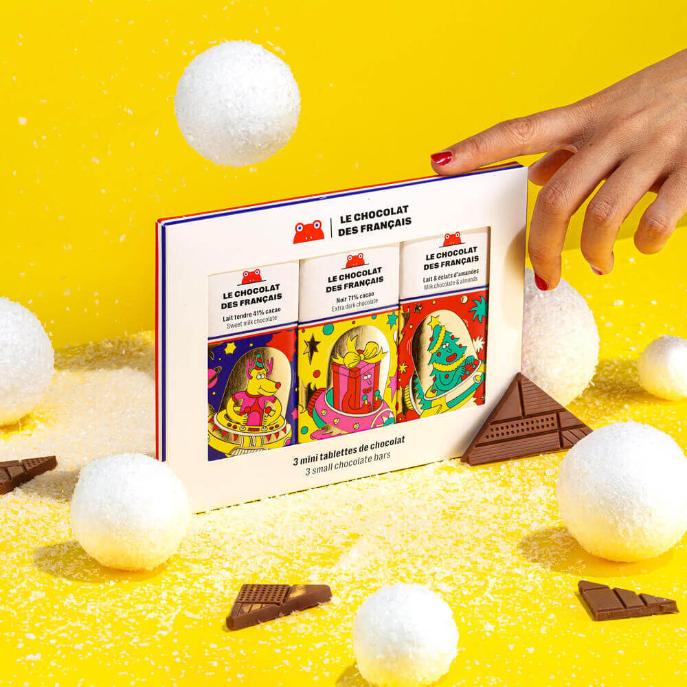 Box of 3 mini Christmas tablets