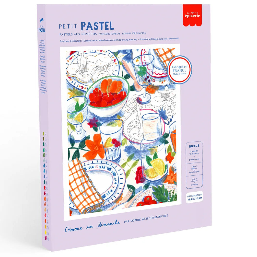 Kit pastel por números