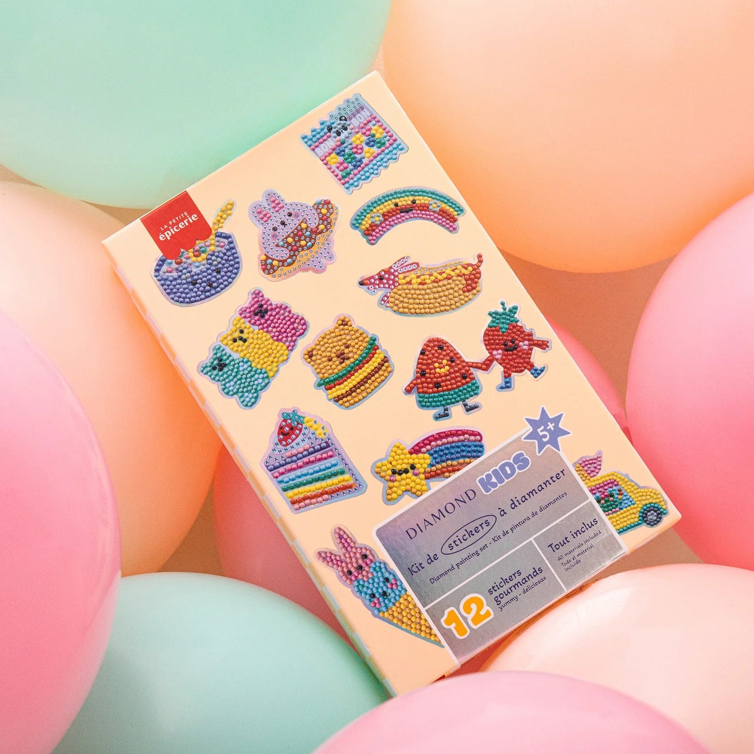 Kit creativo de pintura con diamantes - Stickers Yummy