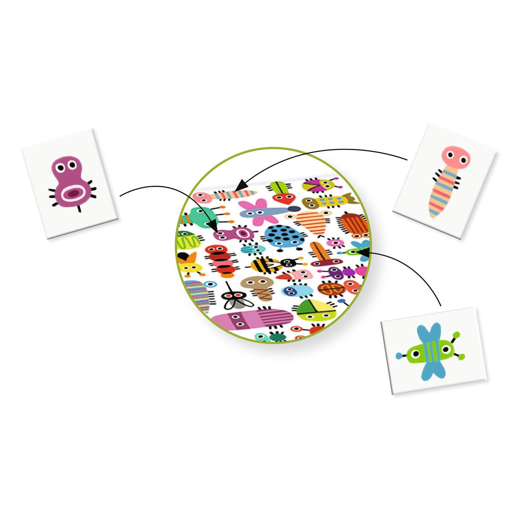 Juego de observación Tiny Beasts