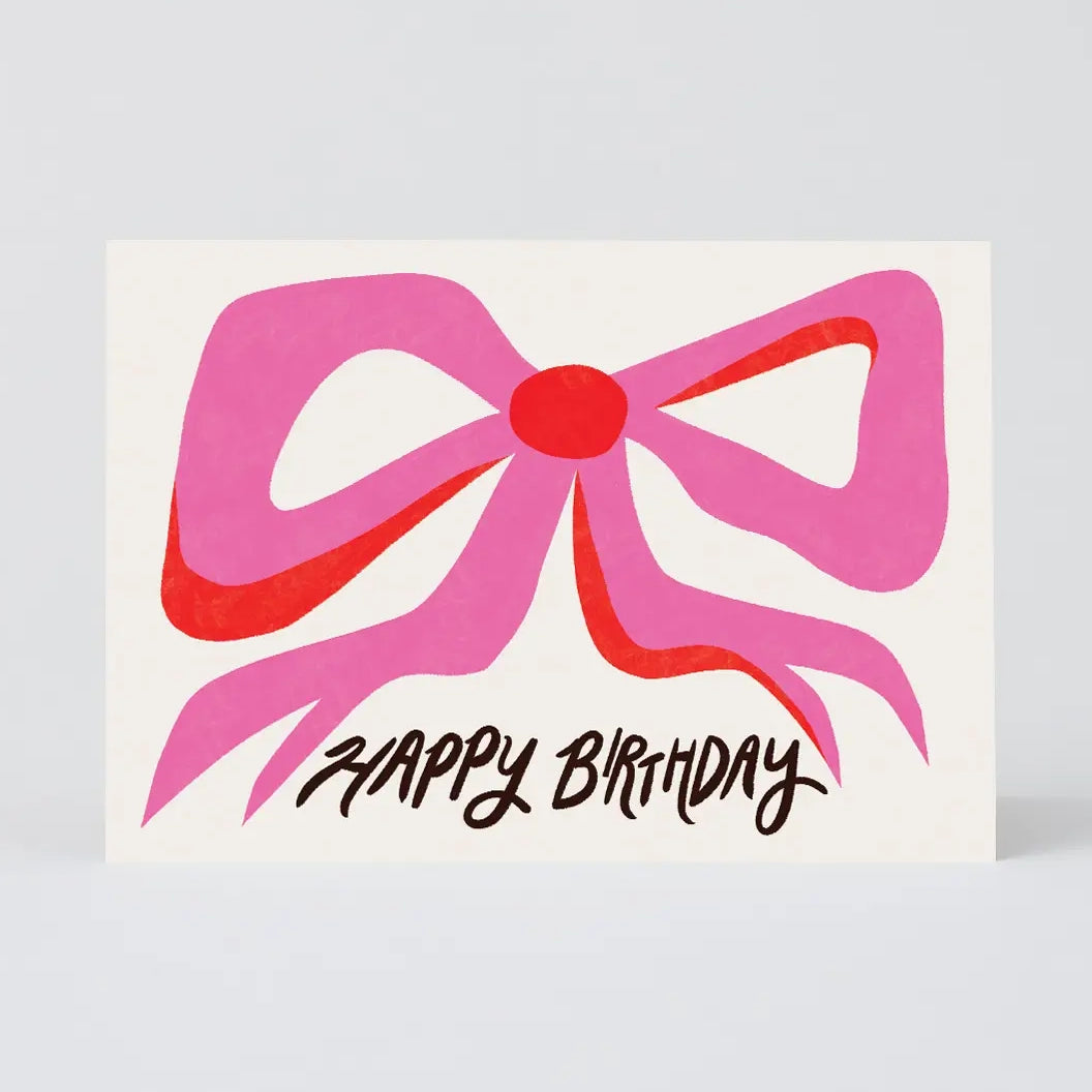 Tarjeta Happy Birthday bow!