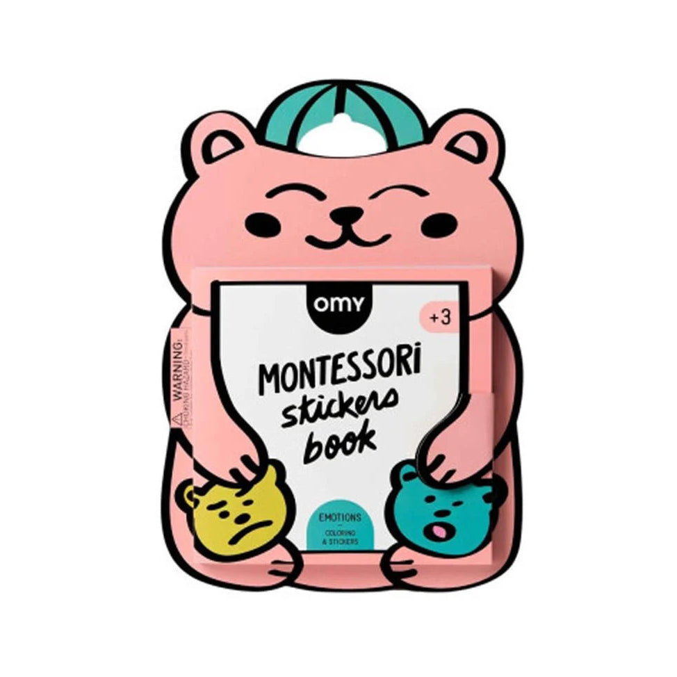 Libro de pegatinas Montessori Emotions
