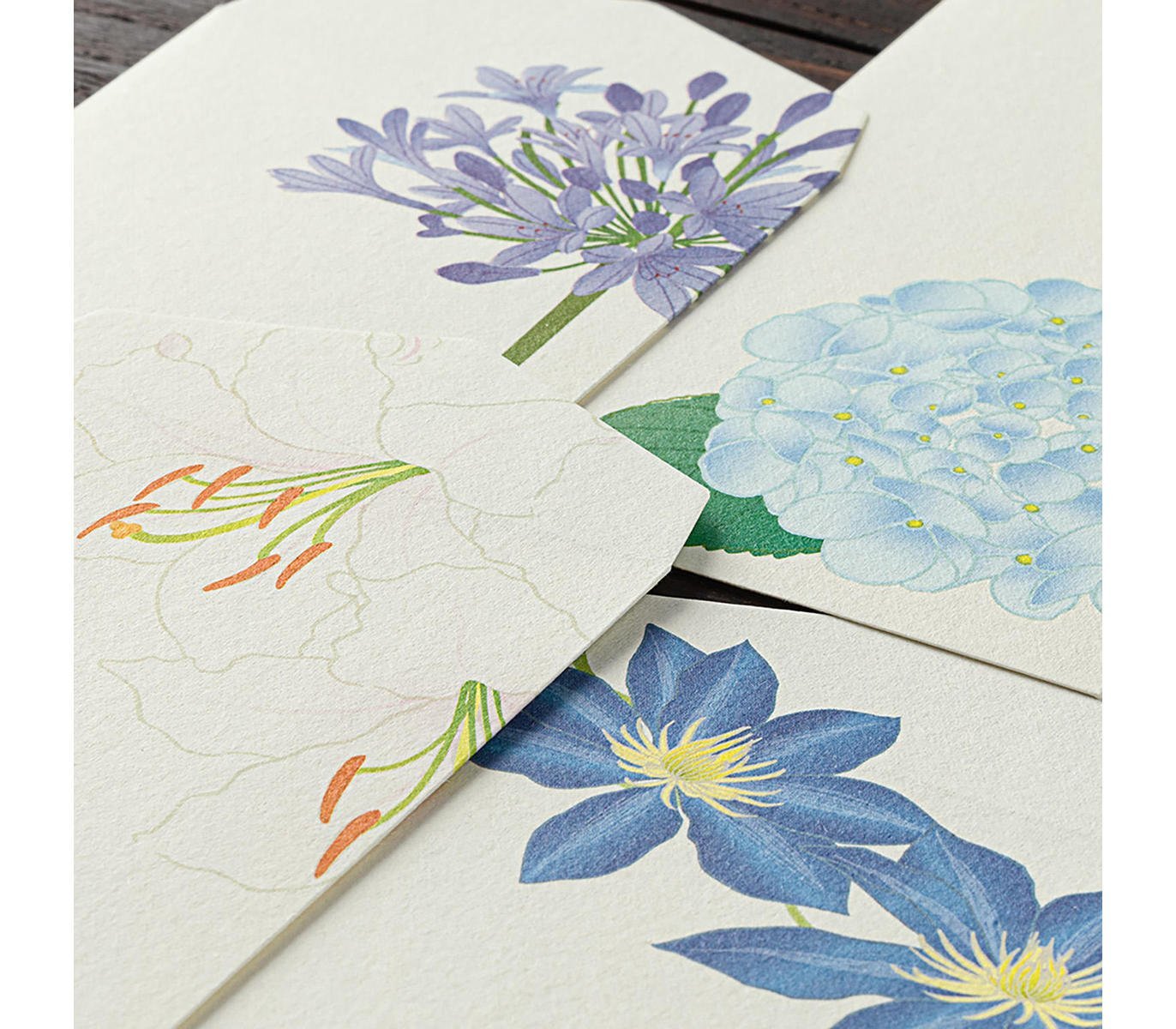 Envelope Four Designs Summer Flowers