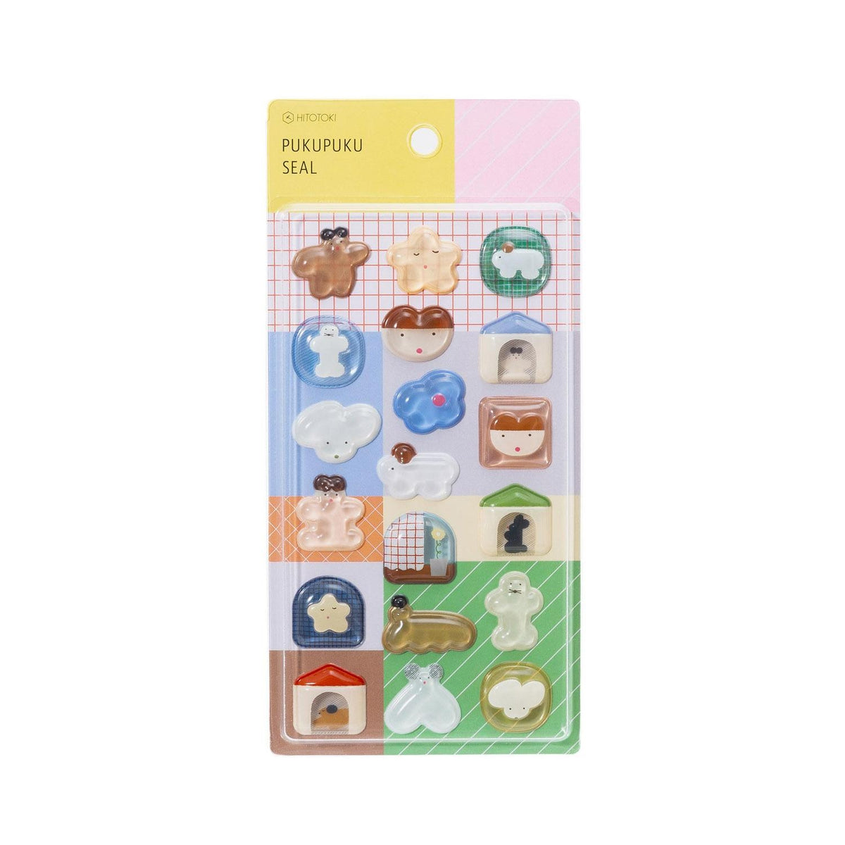 Pegatinas Pukupuku relieve