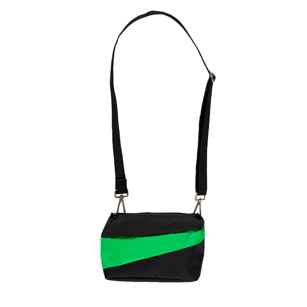 The New Bum Bag Small Black &amp; Greenscreen