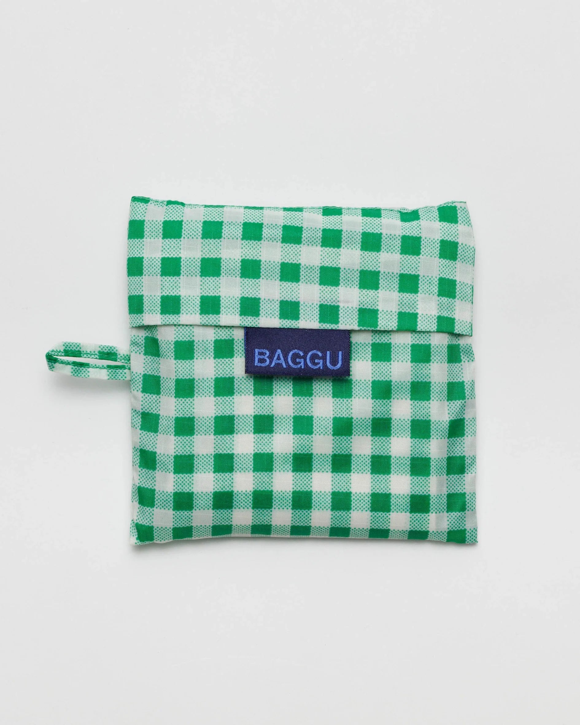 BAGGU Standard Bag - Green Gingham