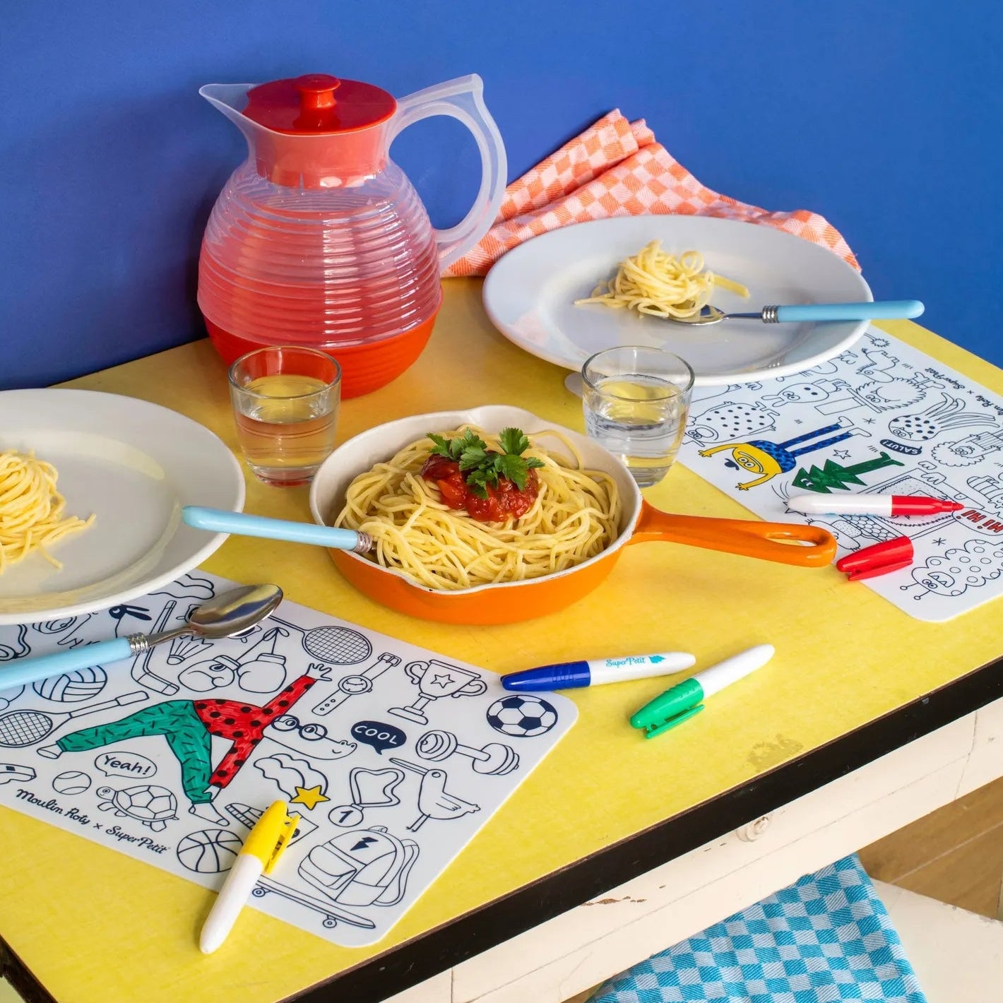 Mini set silicona para colorear con 4 rotuladores Schmouks