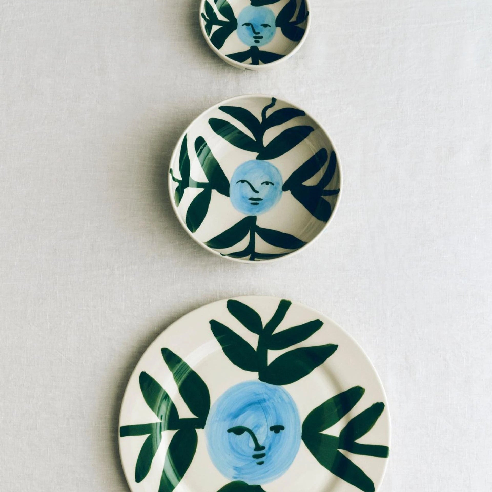 Bowl Moon Face Ø18 La Pittura - HAY