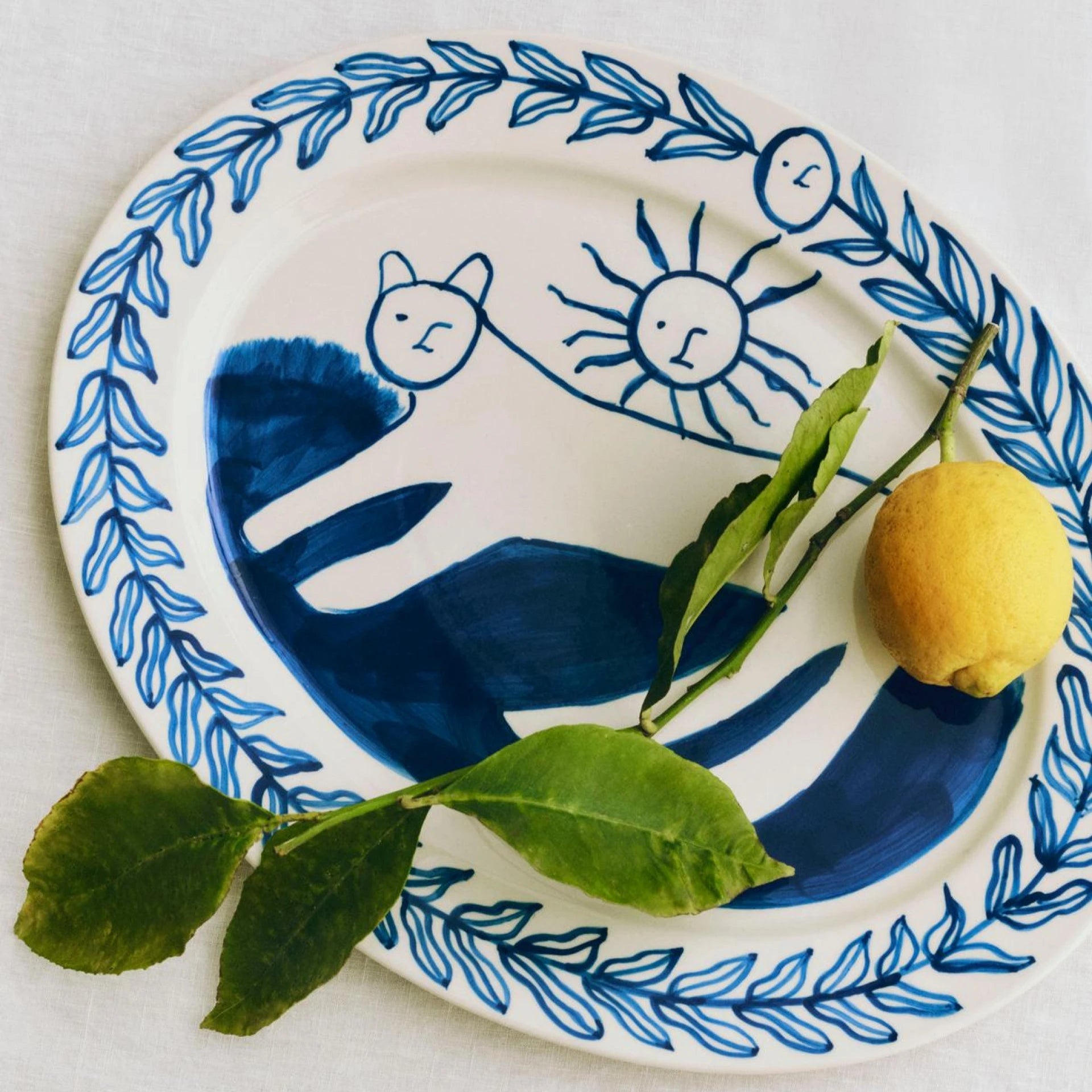 Charlotte Oval Serving Platter La Pittura - HAY