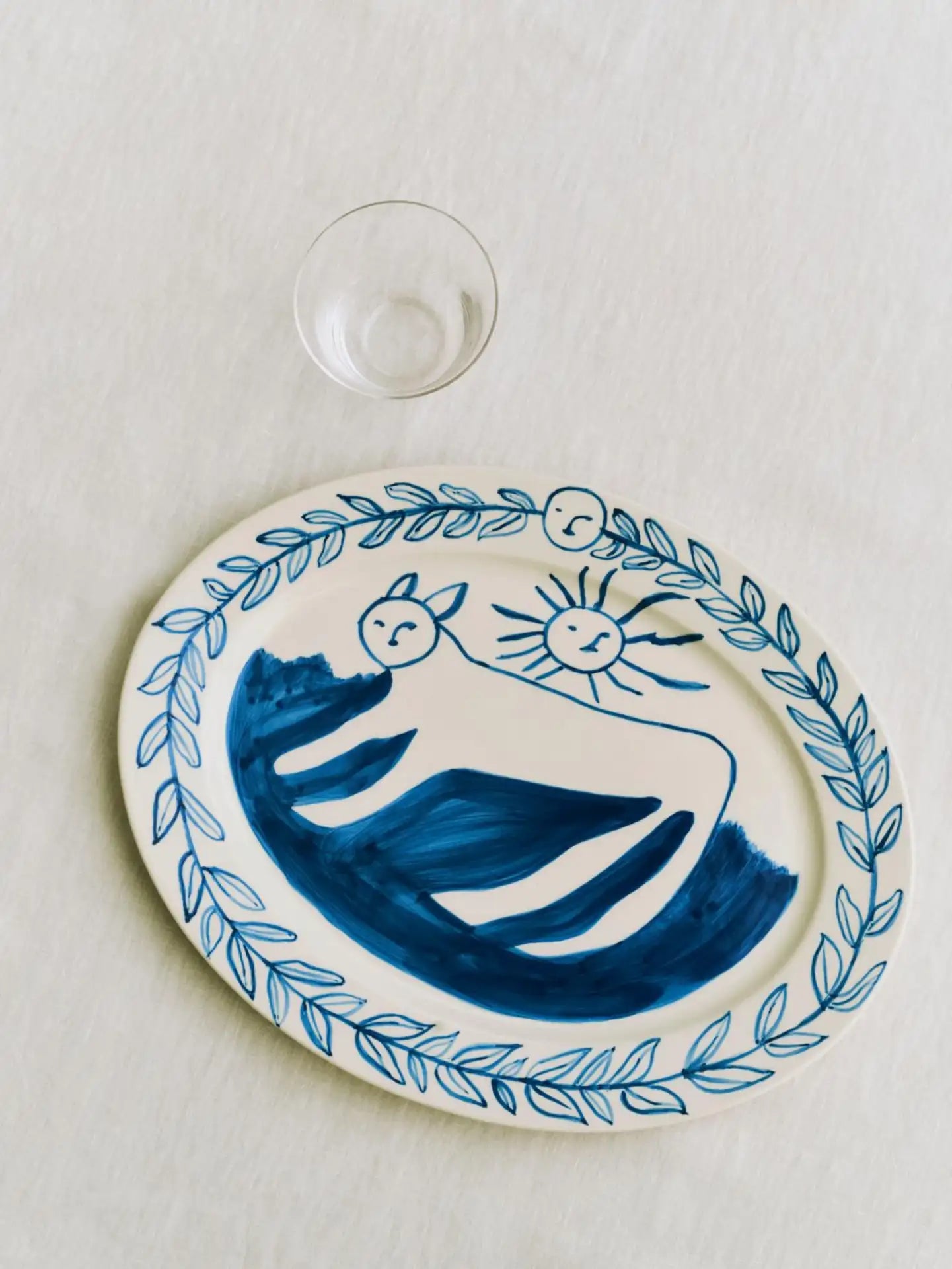 Charlotte Oval Serving Platter La Pittura - HAY