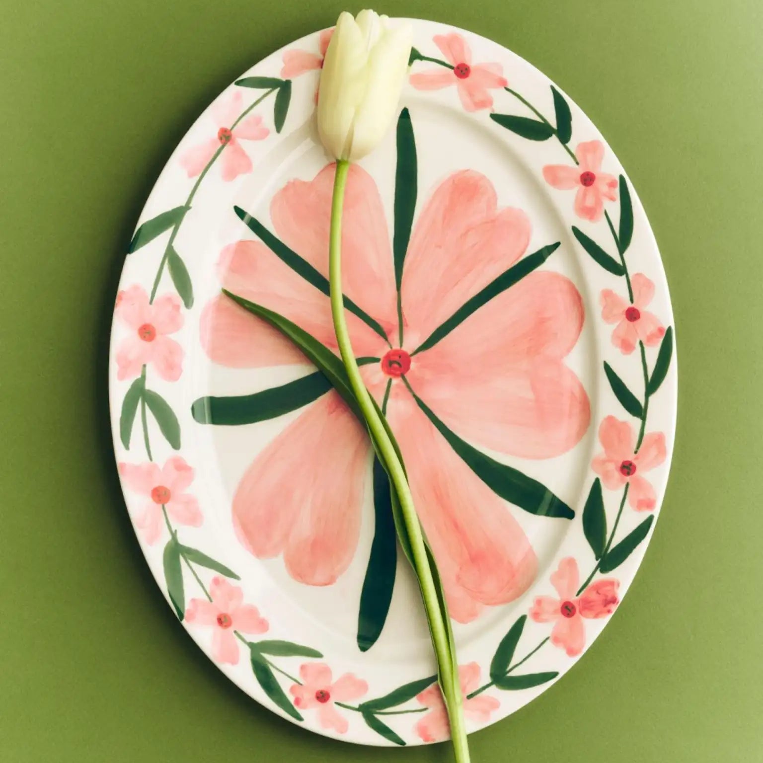 Josephine Oval Serving Platter La Pittura - HAY