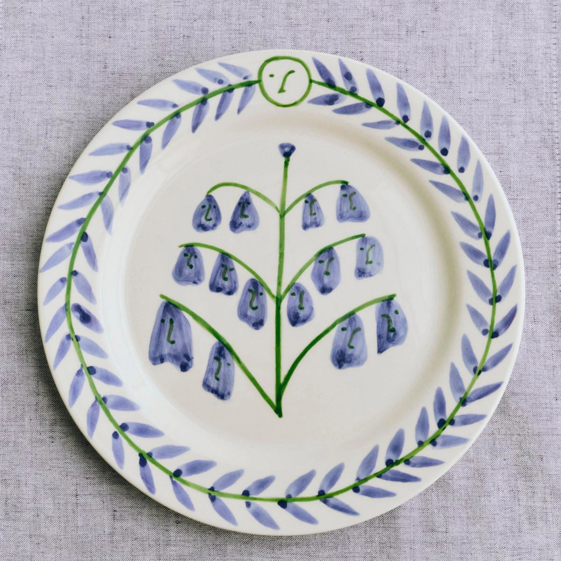 Plato Ø24 Bluebells La Pittura - HAY