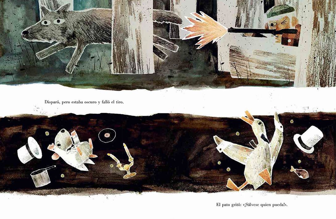 El lobo, el pato y el ratón