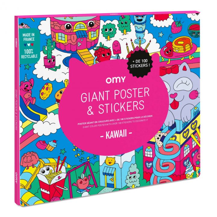 Giant Poster with OMY Stickers