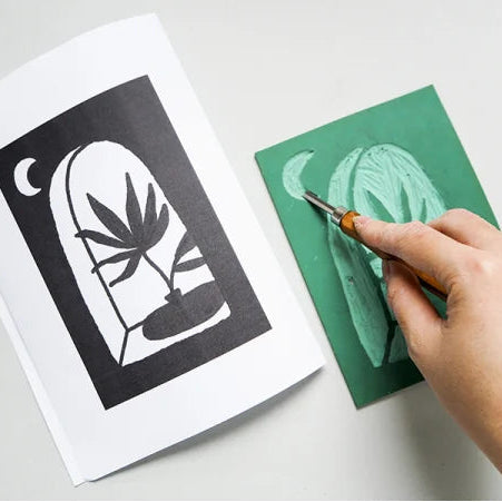 DIY HOME DECO - Linograbado