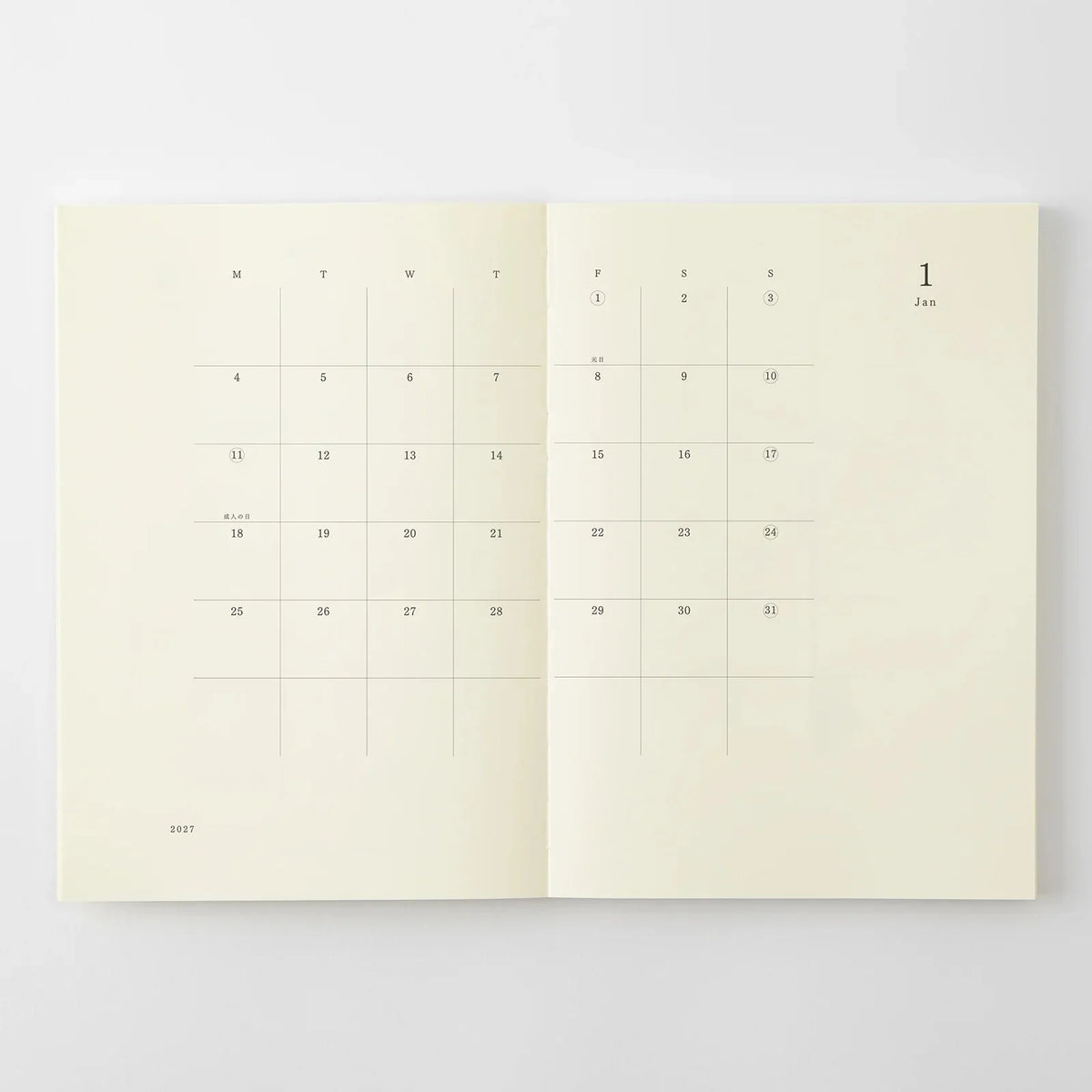 Agenda 2027 A5 Thin - Midori