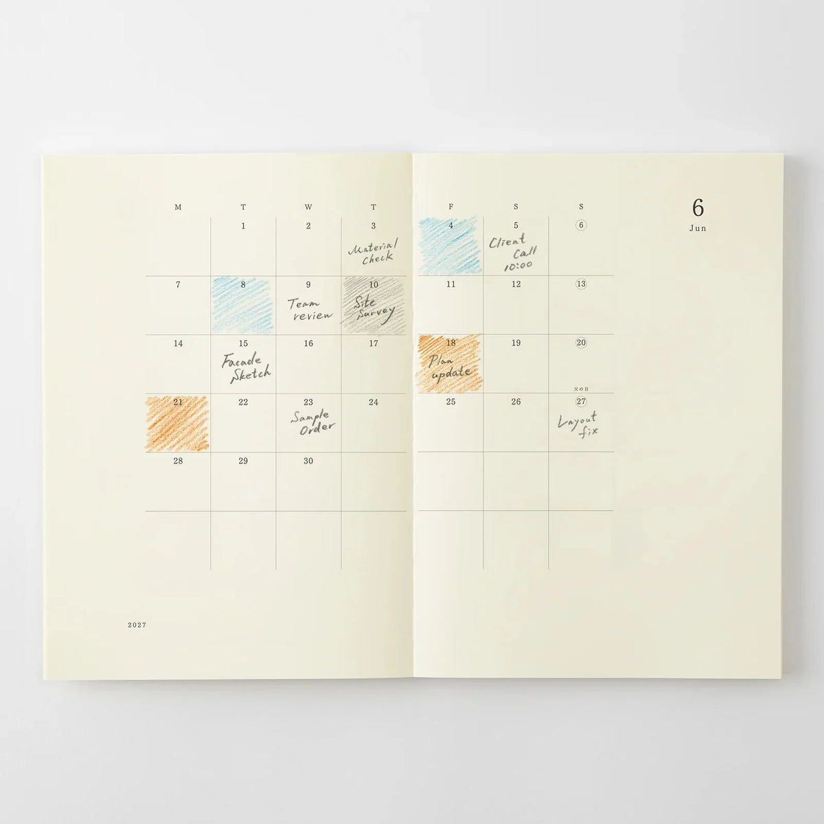 Agenda 2027 A5 Thin - Midori