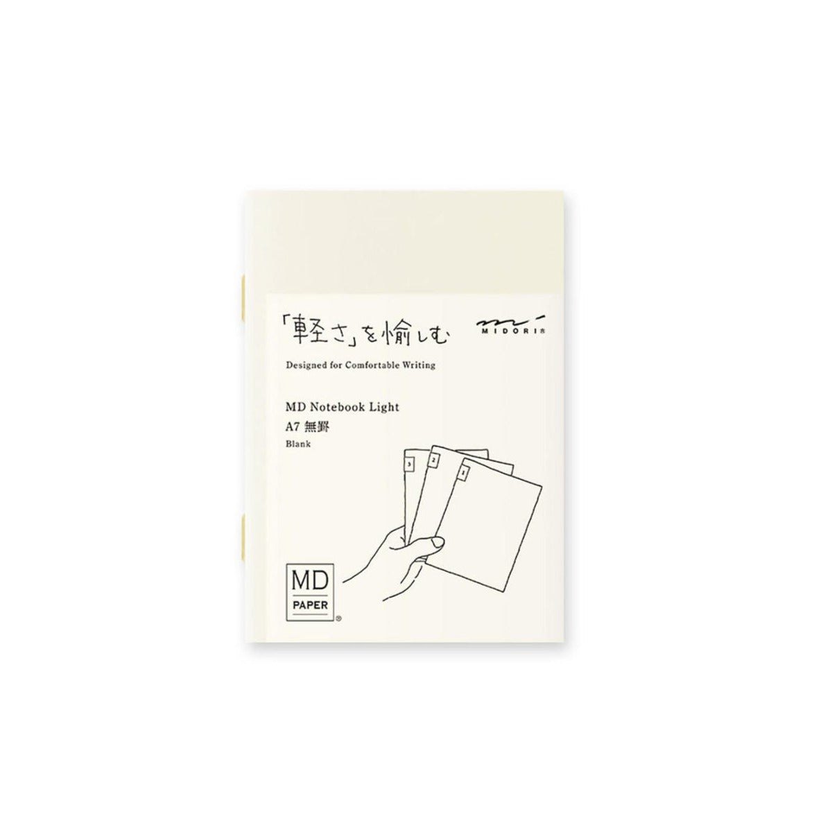 Midori Notebook Light A7 3 pack