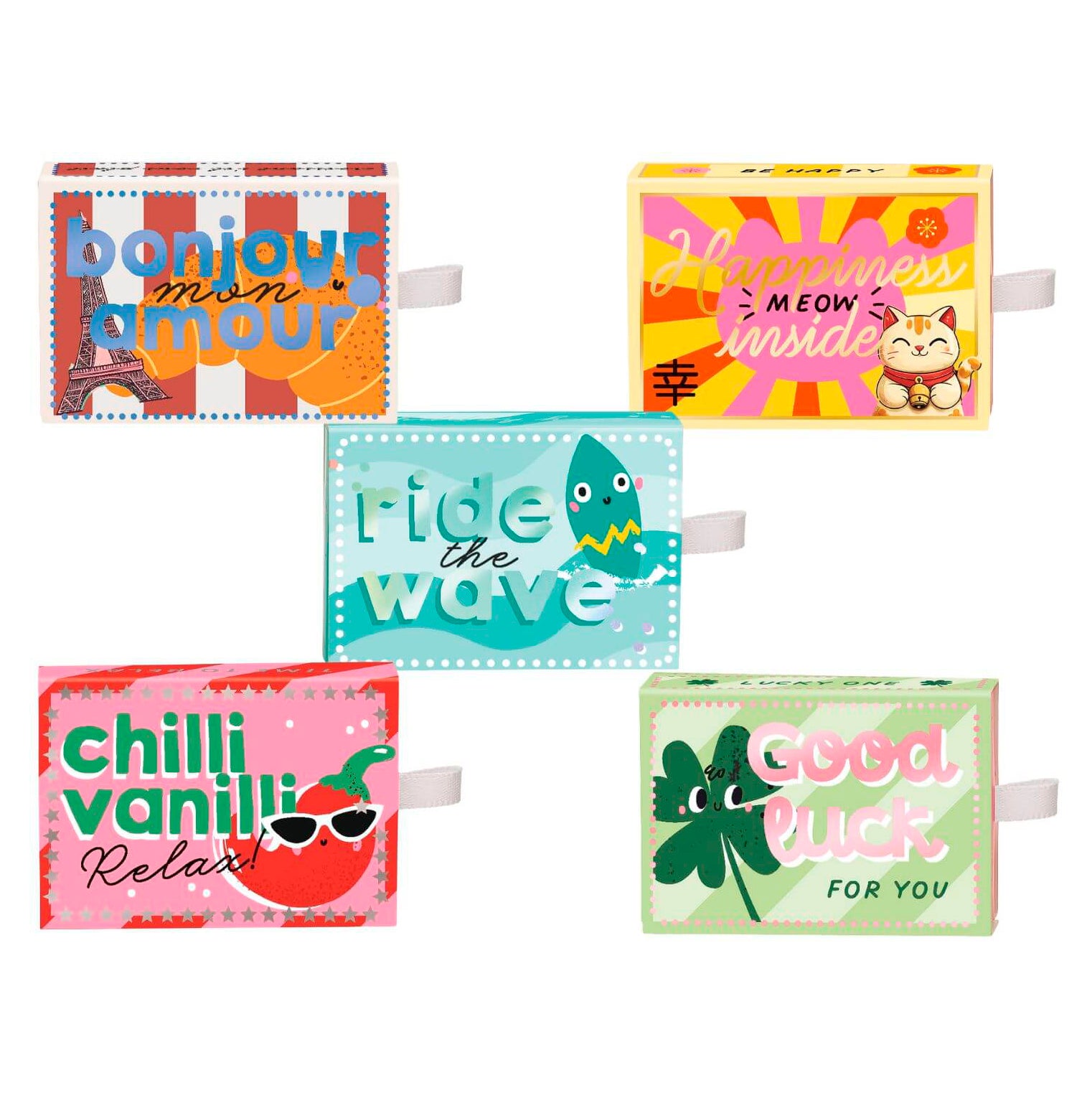 Amuleto de la suerte con mensaje