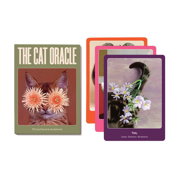 The Cat Oracle: 33 Card Deck & Guidebook - Broccoli