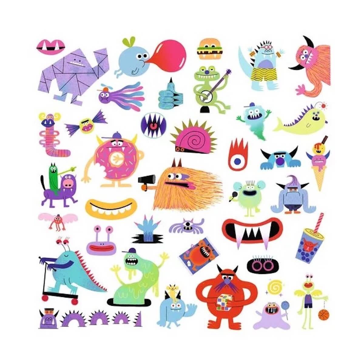 Monsters Stickers 