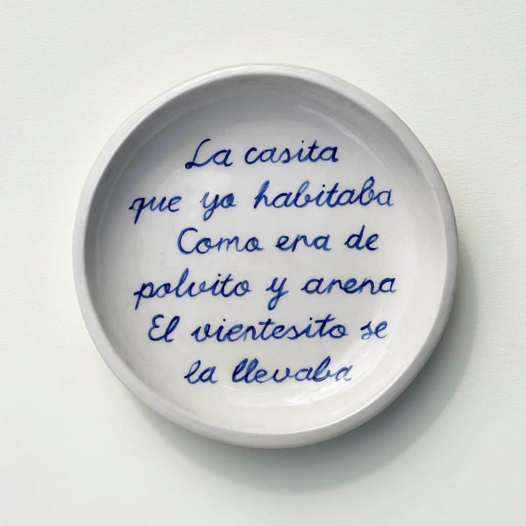 Plato pequeño La casita - Rocio Madrid