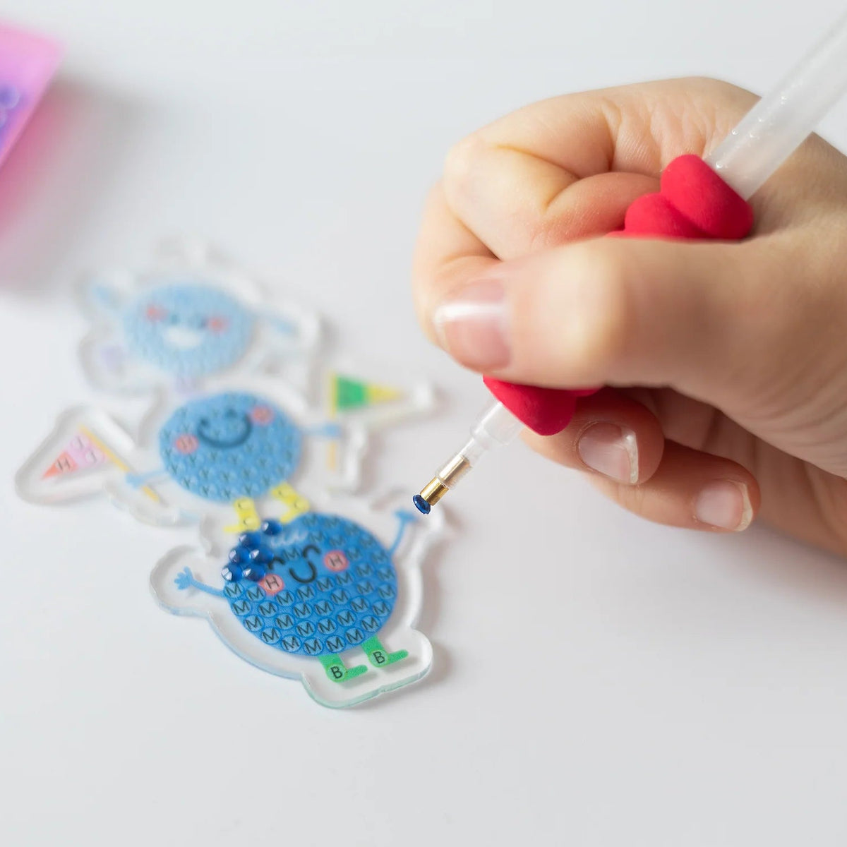 Kit creativo de pintura con diamantes - Llaveros