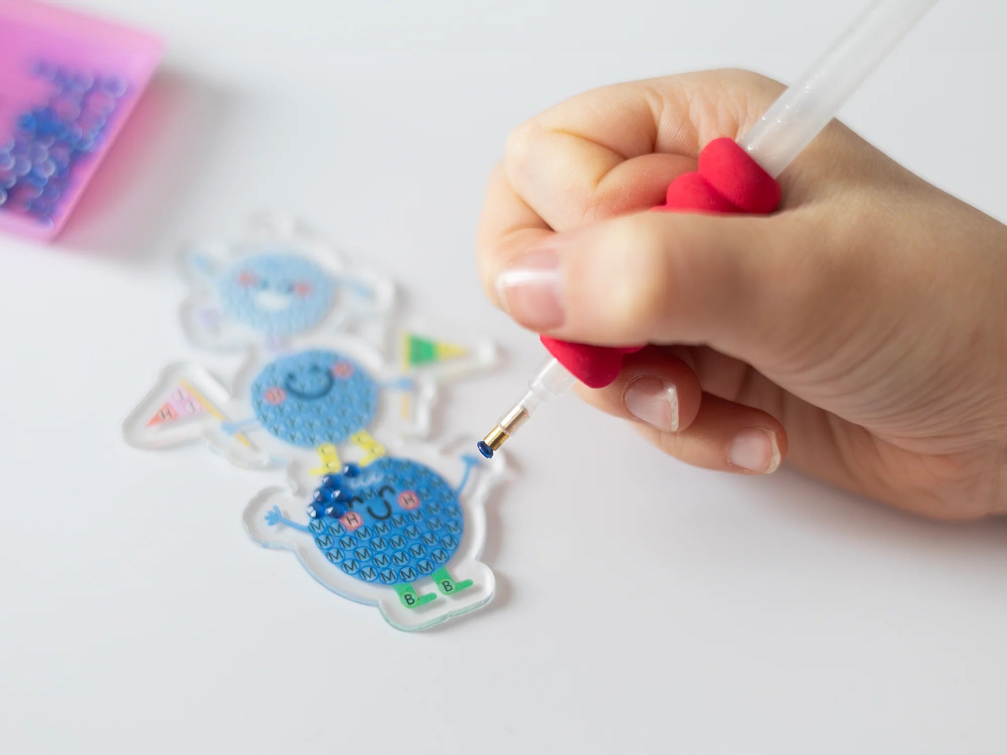 Kit creativo de pintura con diamantes - Llaveros