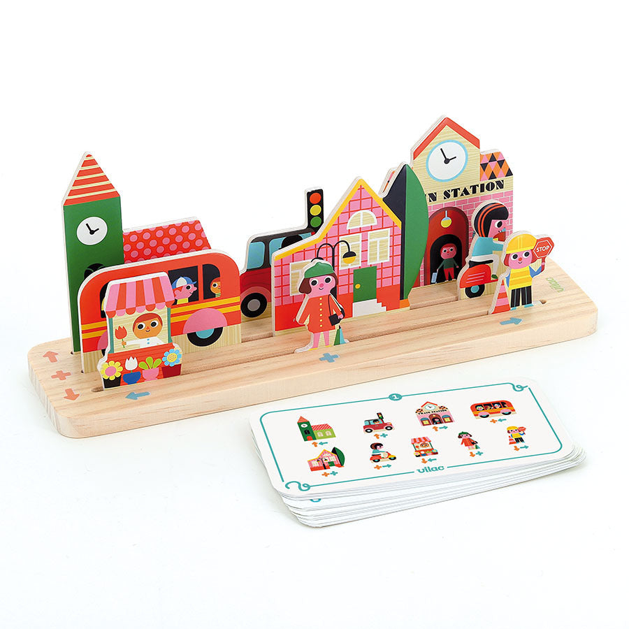 Juego de lógica La ciudad