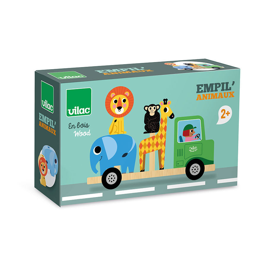 Camión animales apilables