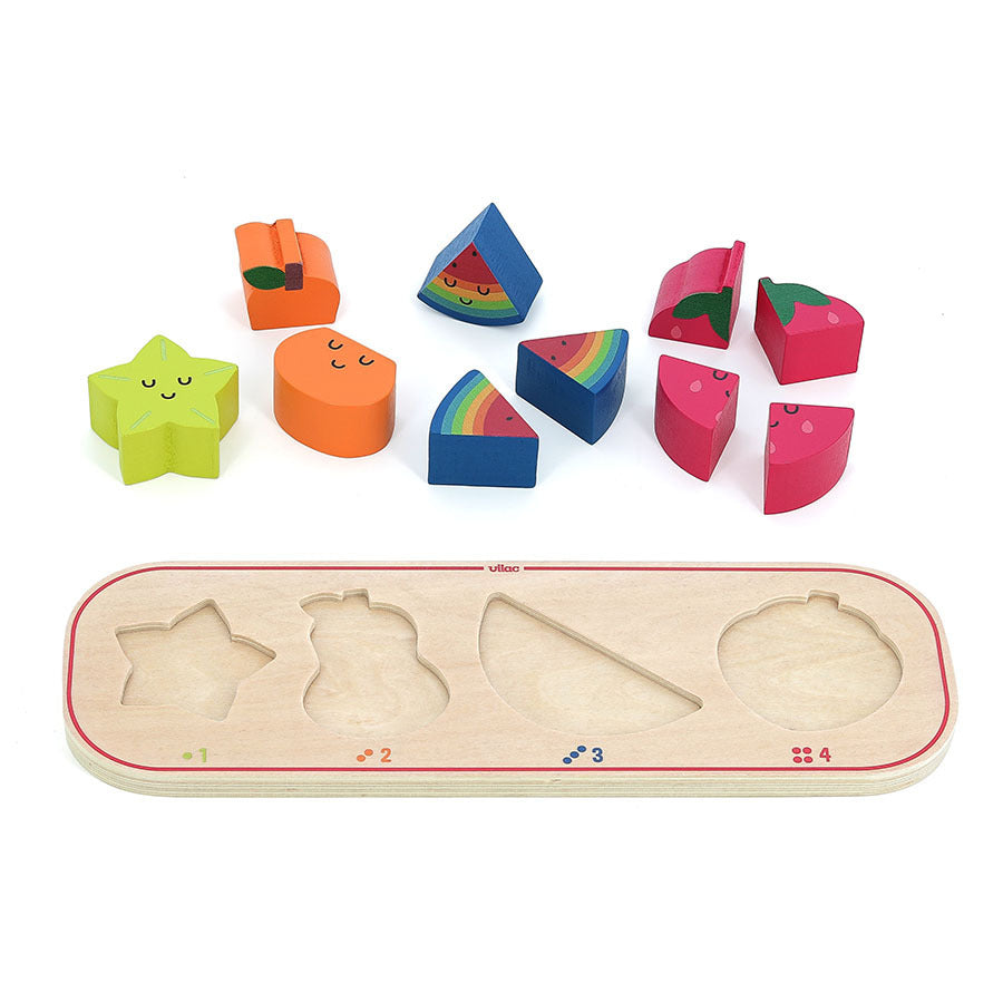 Frutas encajables 1,2,3 y 4