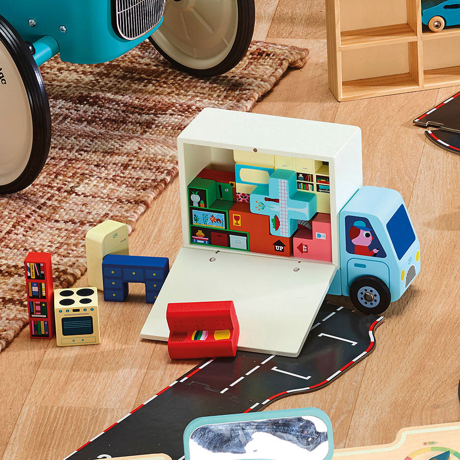 Juego de lógica Camión de mudanza