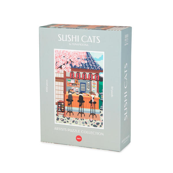 Puzzle Sushi Cats 1000 piezas