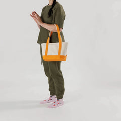 Bolso Tote Lona gruesa S - Tangerine
