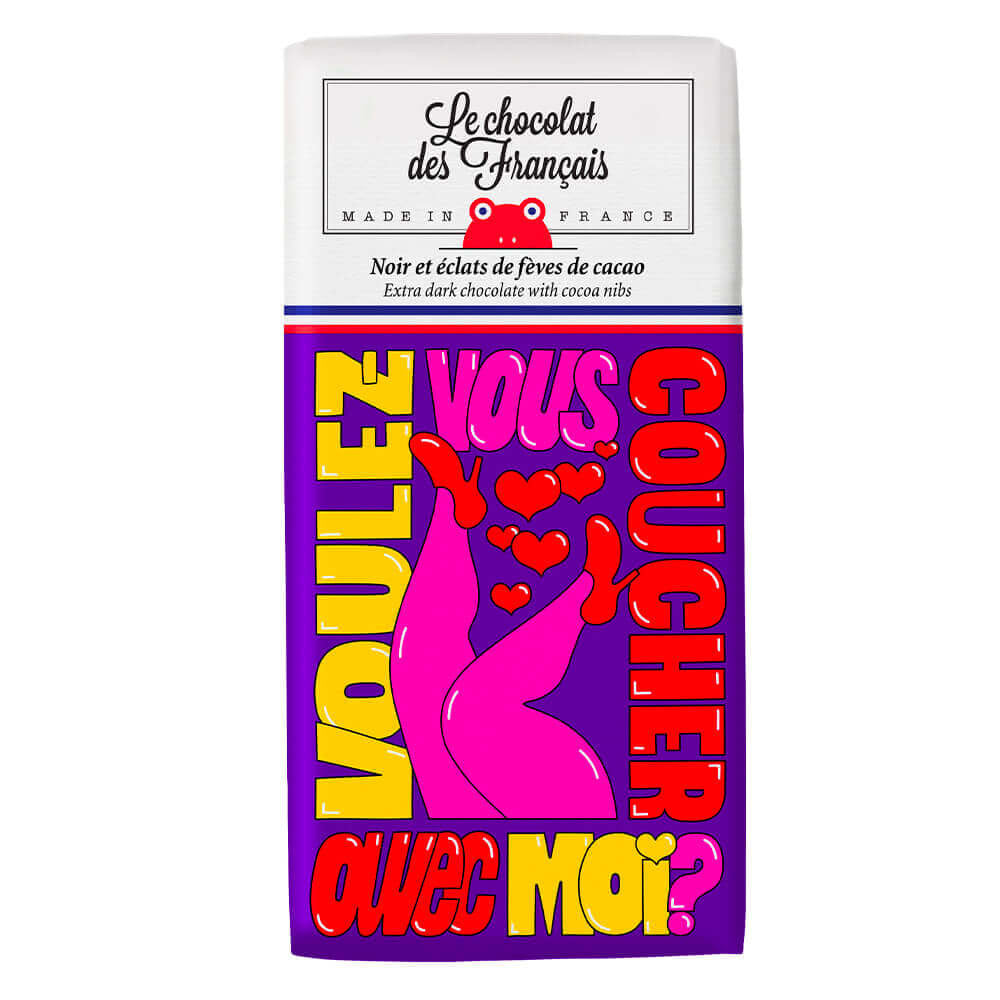 Voulez-Vous - Dark chocolate with cocoa nibs