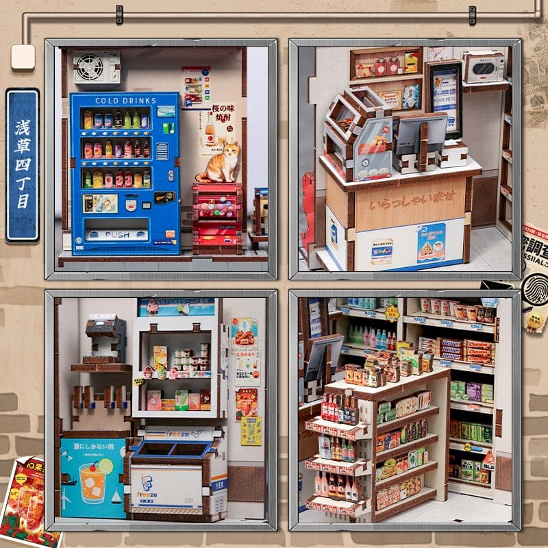 Maqueta Miniatura Beika-Cho Convenience Store