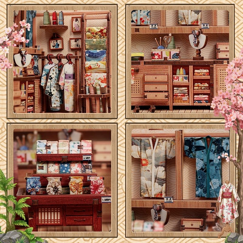 Maqueta Miniatura Sakura O Kimono Shop